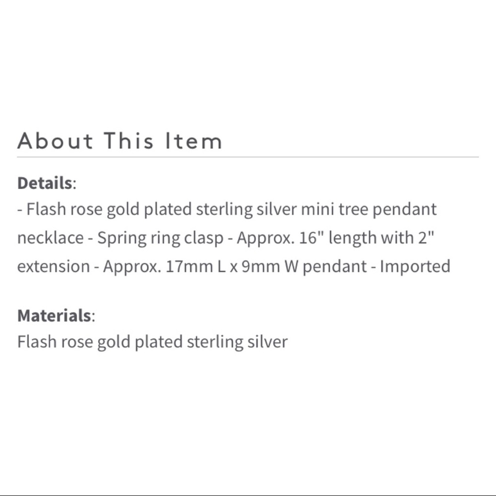 🎉Clearance🎉 Rose Gold Plated Family Tree - Picture 6 of 6